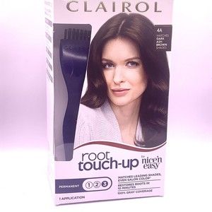 Clairol Nice ‘n Easy Root Touch Up Permanent Creme  #4A  Matches Dark Ash Brown